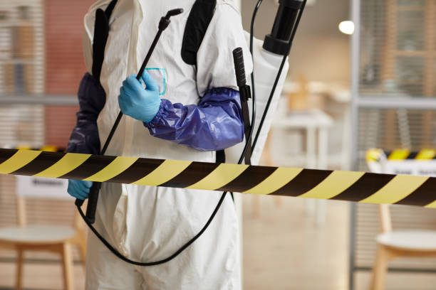 Professional Sewage Cleanup technician working in La Porte, IN